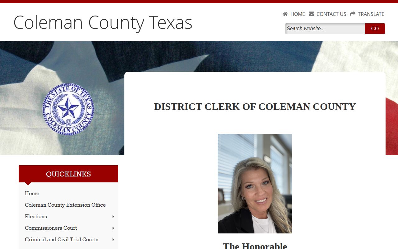 Coleman County 72-hour release research through the District Clerk